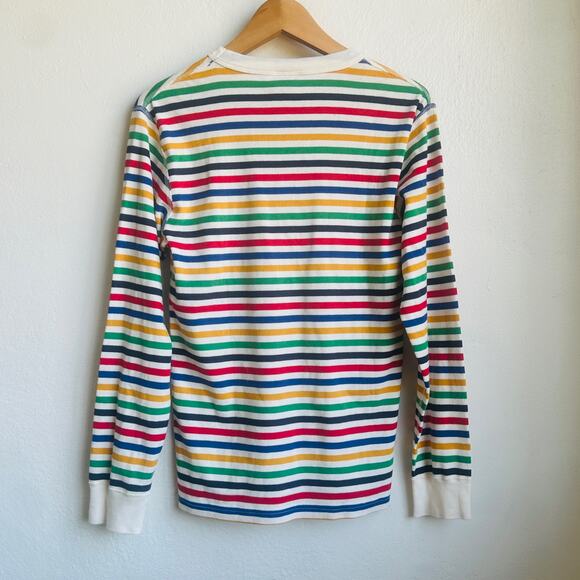 Hanna Andersson Two Piece Pajamas Classic Twee Organic Kidcore Cotton Striped S - Picture 3 of 11